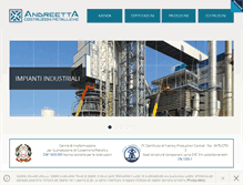 Tablet Screenshot of andreetta.com